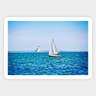 Summer Sailing Sticker